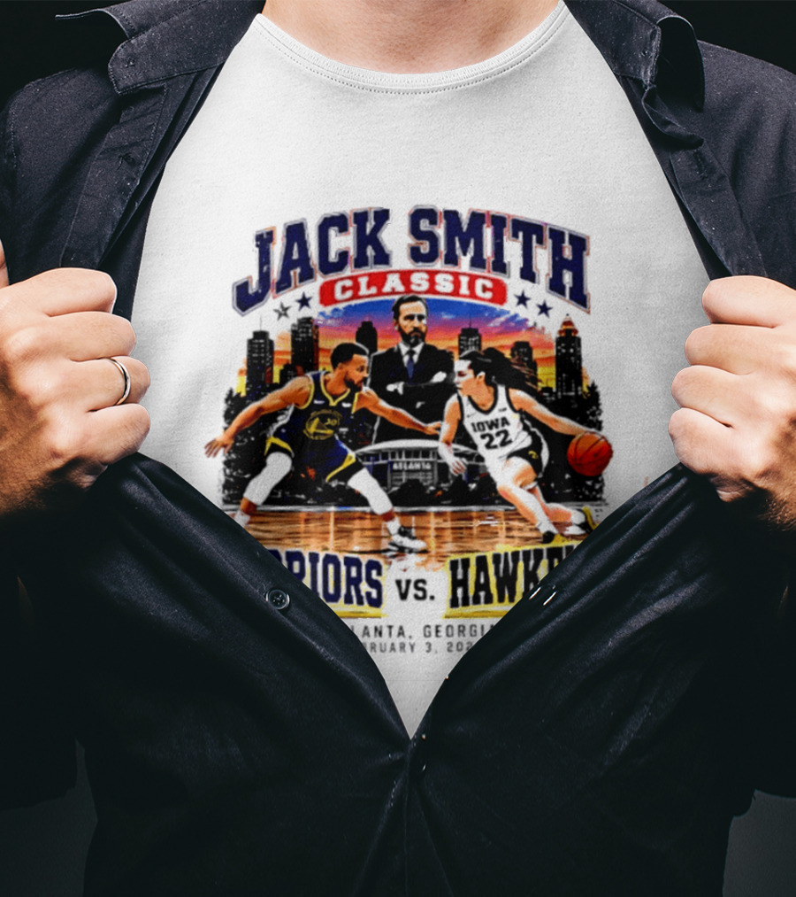 Jack Smith Classic Warriors Vs Hawkeyes Atlanta February 3 2024 T-Shirt