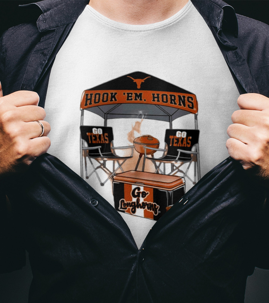 Texas Longhorns Hook 'Em Horns Go Texas 2026 NCAA Tailgater Hometown Football Fan Essentials T-Shirt