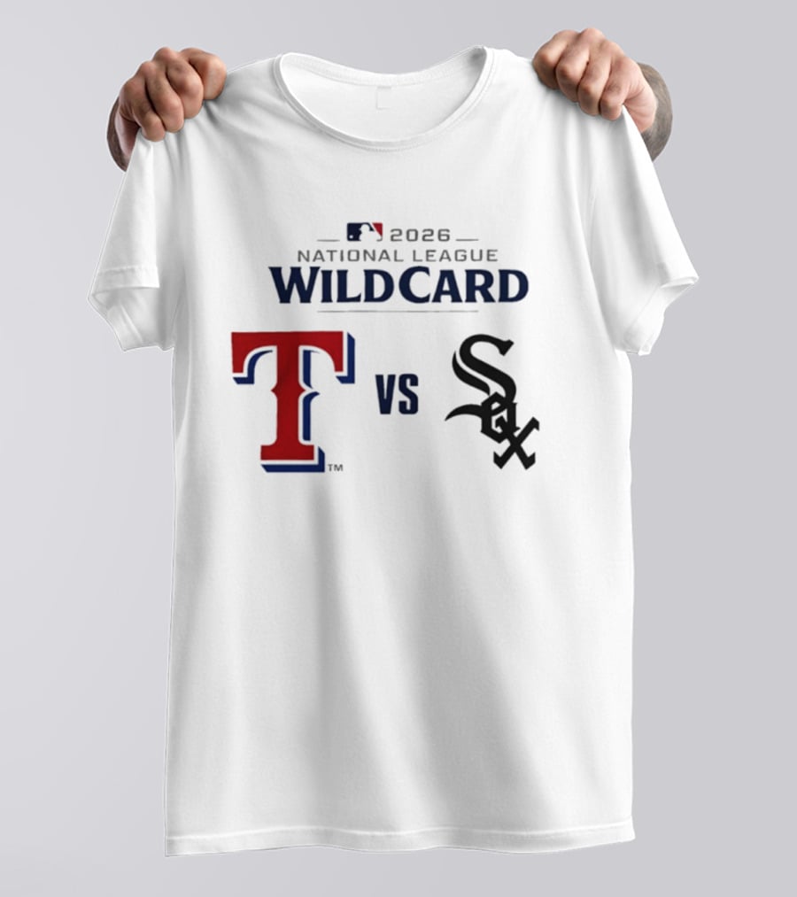 2026 MLB National League Wild Card Texas Rangers Vs Chicago White Sox T-Shirt