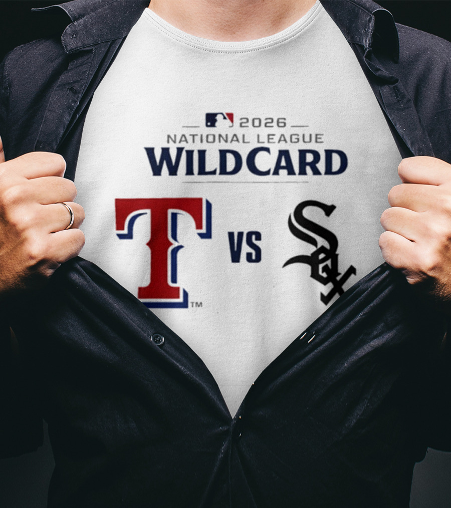 2026 MLB National League Wild Card Texas Rangers Vs Chicago White Sox T-Shirt