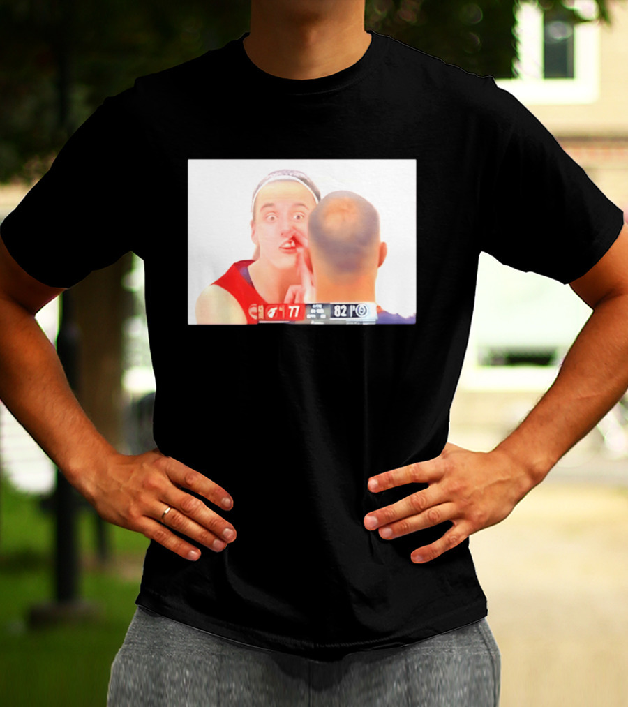 Caitlin Clark Indiana Fever Bleeding Incident Basketball Game Moment T-Shirt