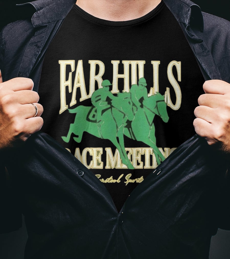 Far Hills Race Meeting The Hunt Barstool Sports 2026 T-Shirt