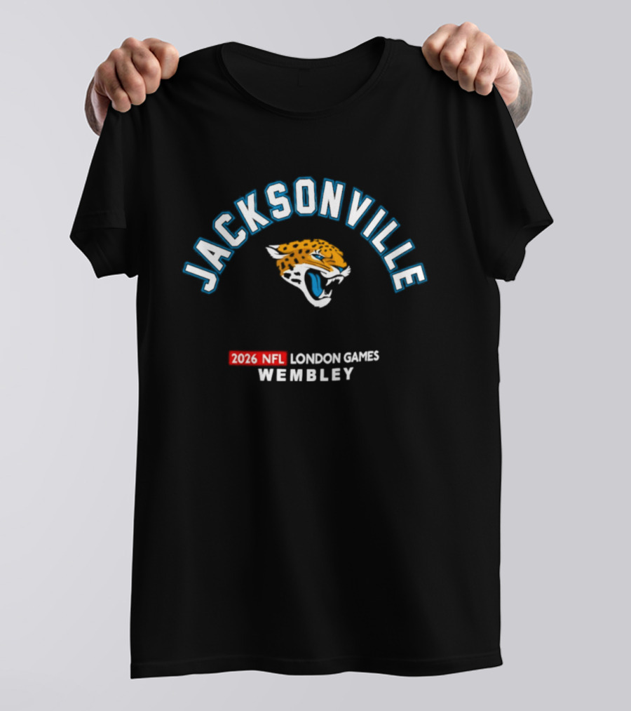 Jacksonville Jaguars 2026 NFL London Games Wembley T-Shirt