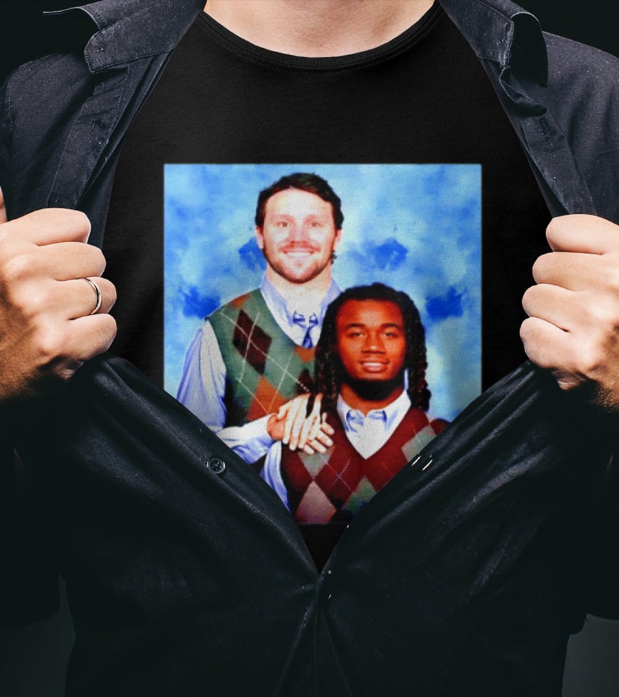 Josh Allen James Cook Buffalo Bills Step Brothers Meme Football Comedy T-Shirt