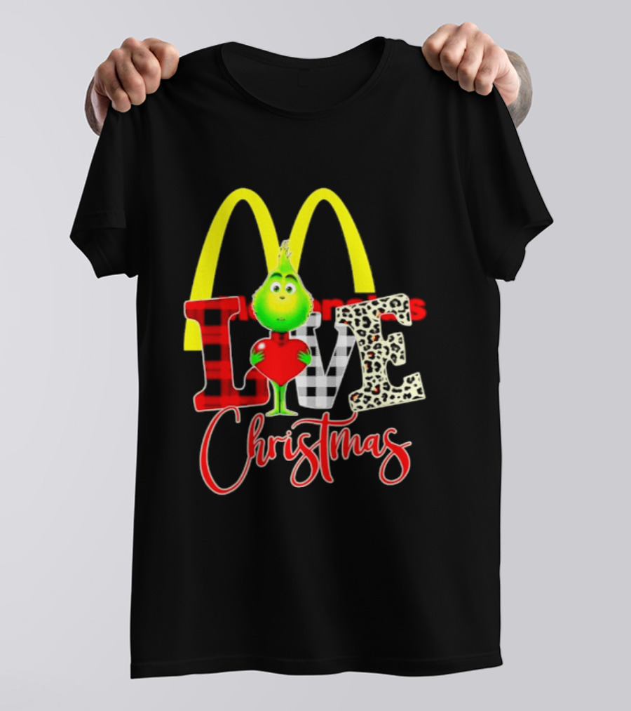 McDonald's Grinch Love Christmas 2026 Collaboration T-Shirt