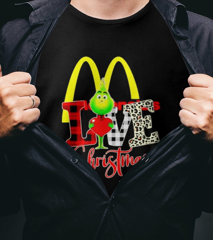 McDonald's Grinch Love Christmas 2026 Collaboration T-Shirt
