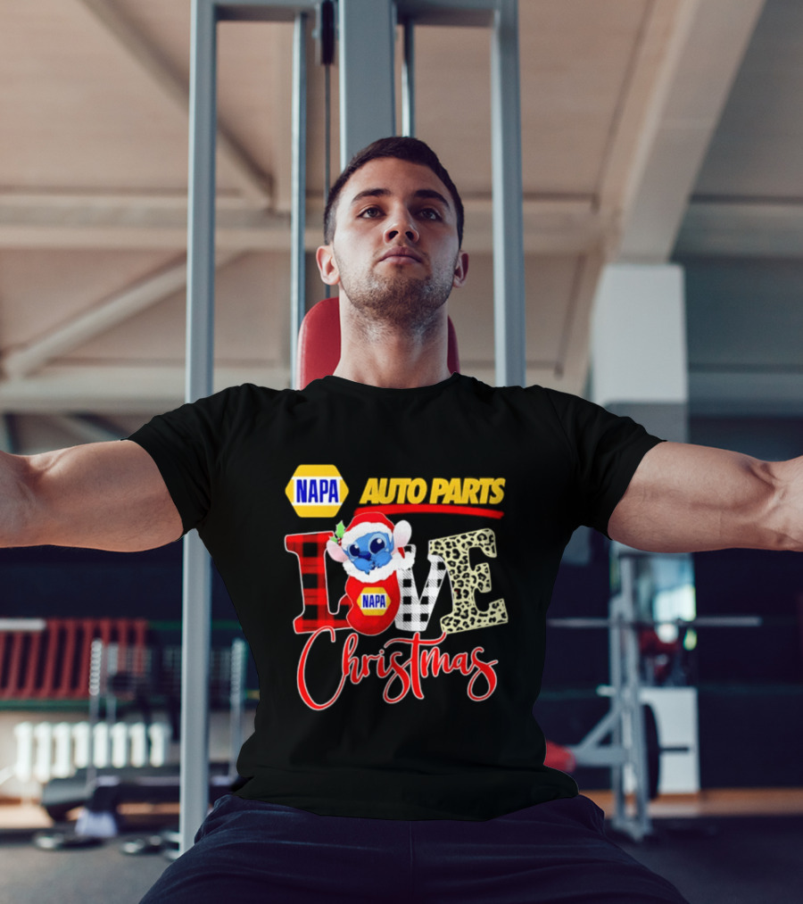 NAPA Auto Parts Stitch Christmas Love Holiday 2026 T-Shirt