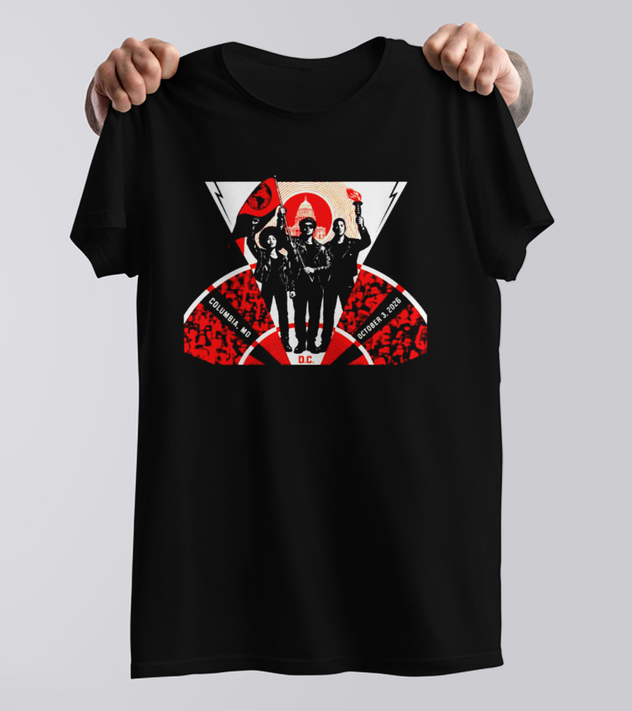 Power To The People 2026 Columbia MD October 3 Merriweather Post Pavilion Washington DC Event T-Shirt