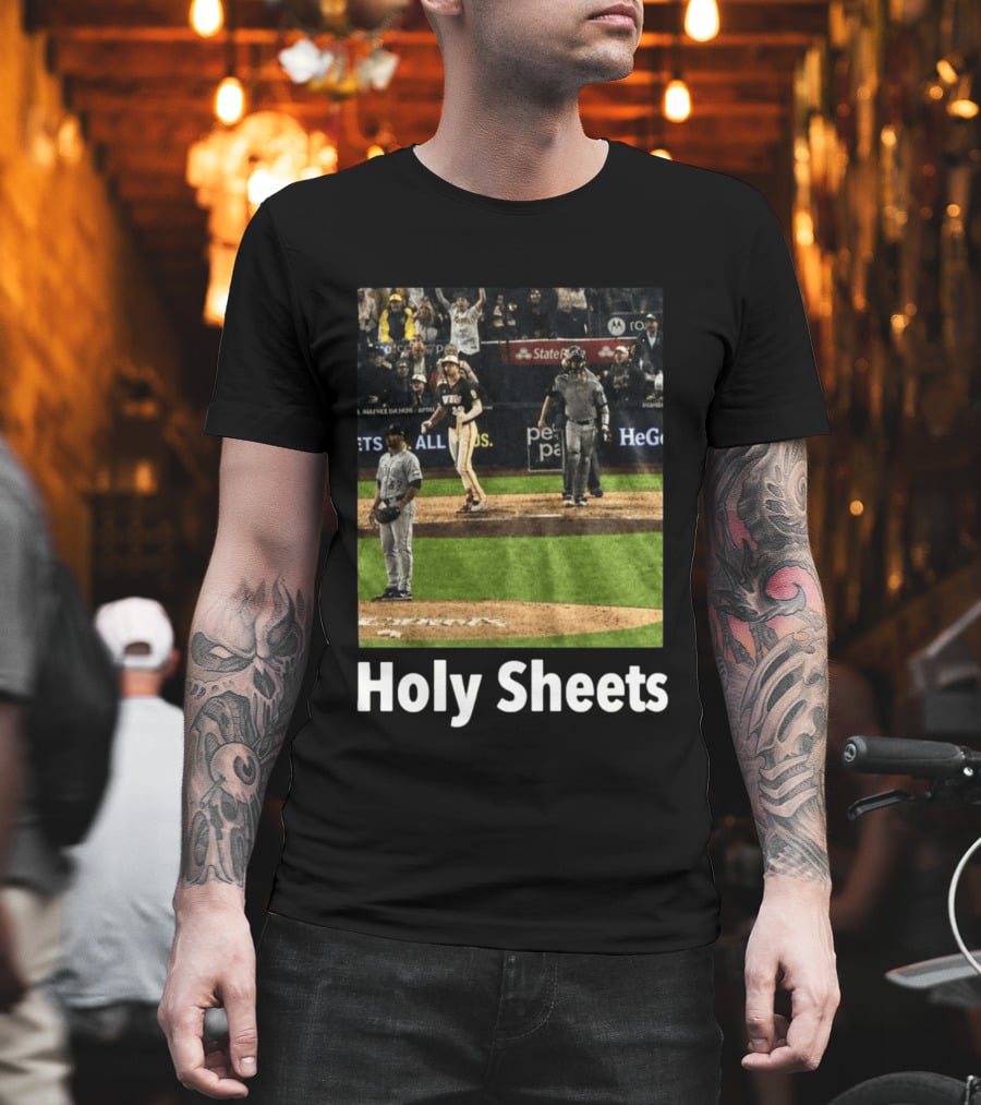 Ty France Holy Sheets Baseball Moment Fan Celebration T-Shirt