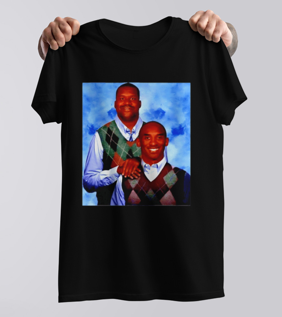 Shaquille O'Neal Kobe Bryant Step Brothers Meme Basketball T-Shirt