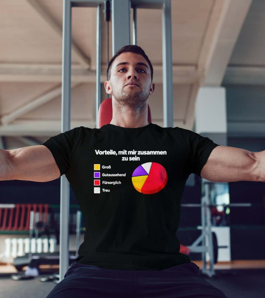 Vorteile Mit Mir Zusammen Zu Sein Grafik Groß Loyal Romantisch Abenteuerlustig T-Shirt