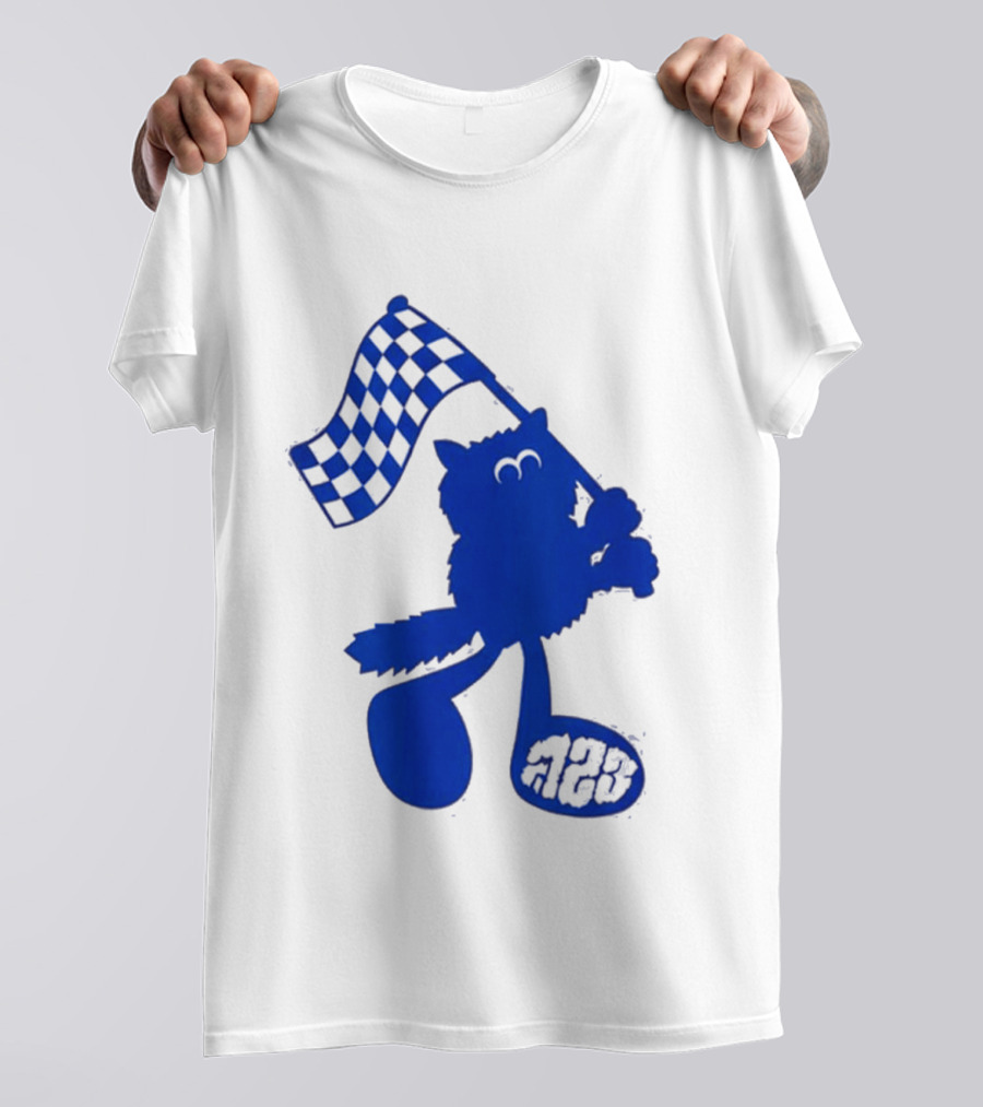 Alex Albon Quadrant Singapore Race Week Mascot 23 Checkered Flag T-Shirt