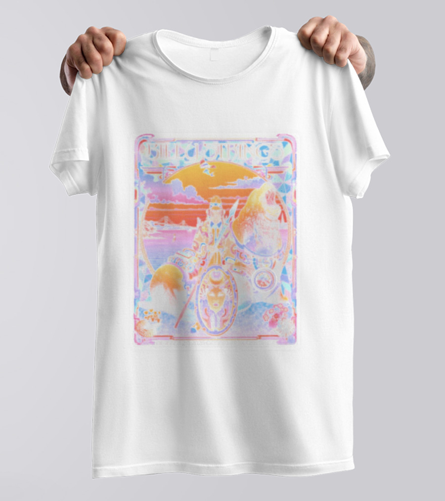 Billy Strings Psychedelic Concert Oakland Arena 2026 Peaceful Warrior And Cosmic T-Shirt