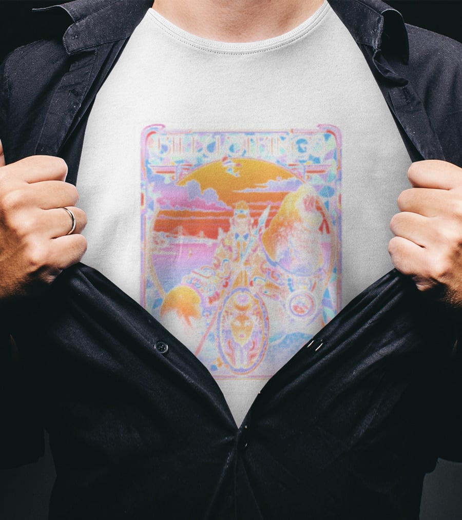 Billy Strings Psychedelic Concert Oakland Arena 2026 Peaceful Warrior And Cosmic T-Shirt