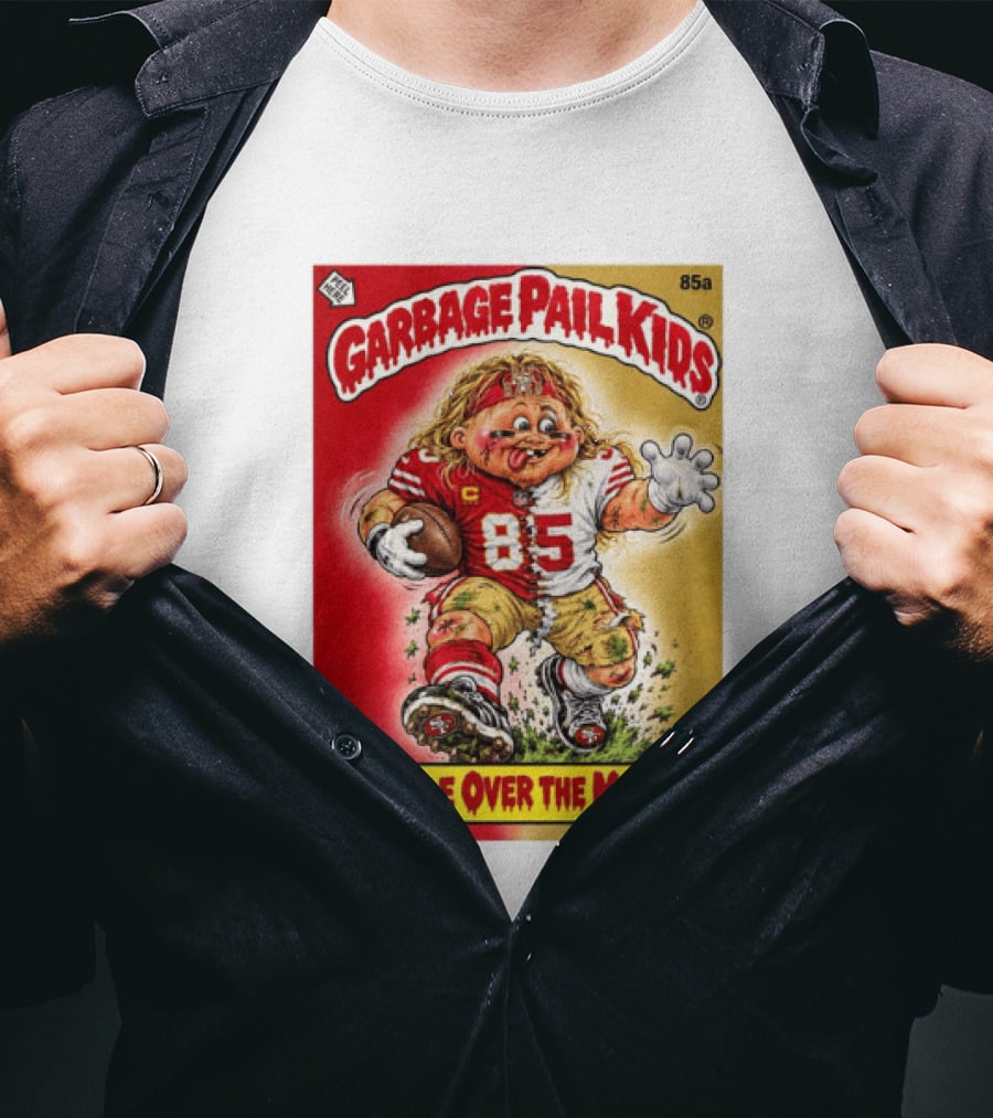 Garbage Pail Kids 85a Kittle Over The Middle San Francisco 49ers Football T-Shirt
