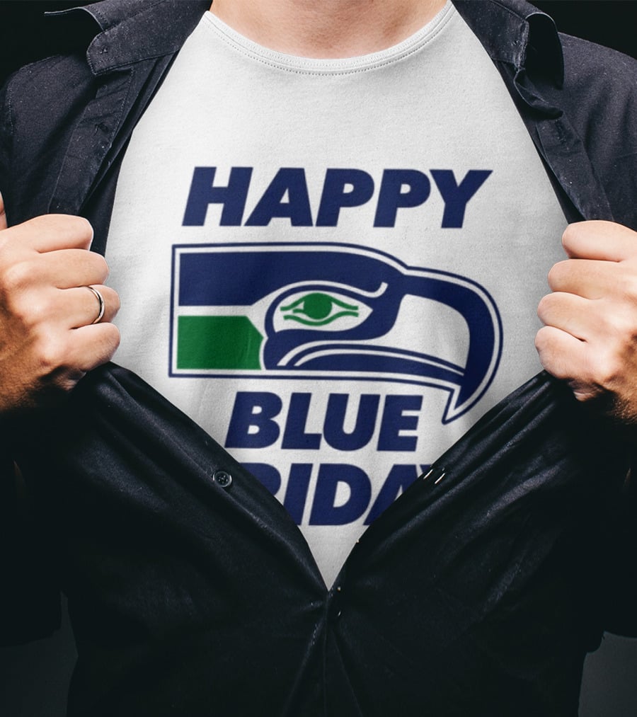 Happy Blue Friday Seattle Seahawks Fan Celebration T-Shirt