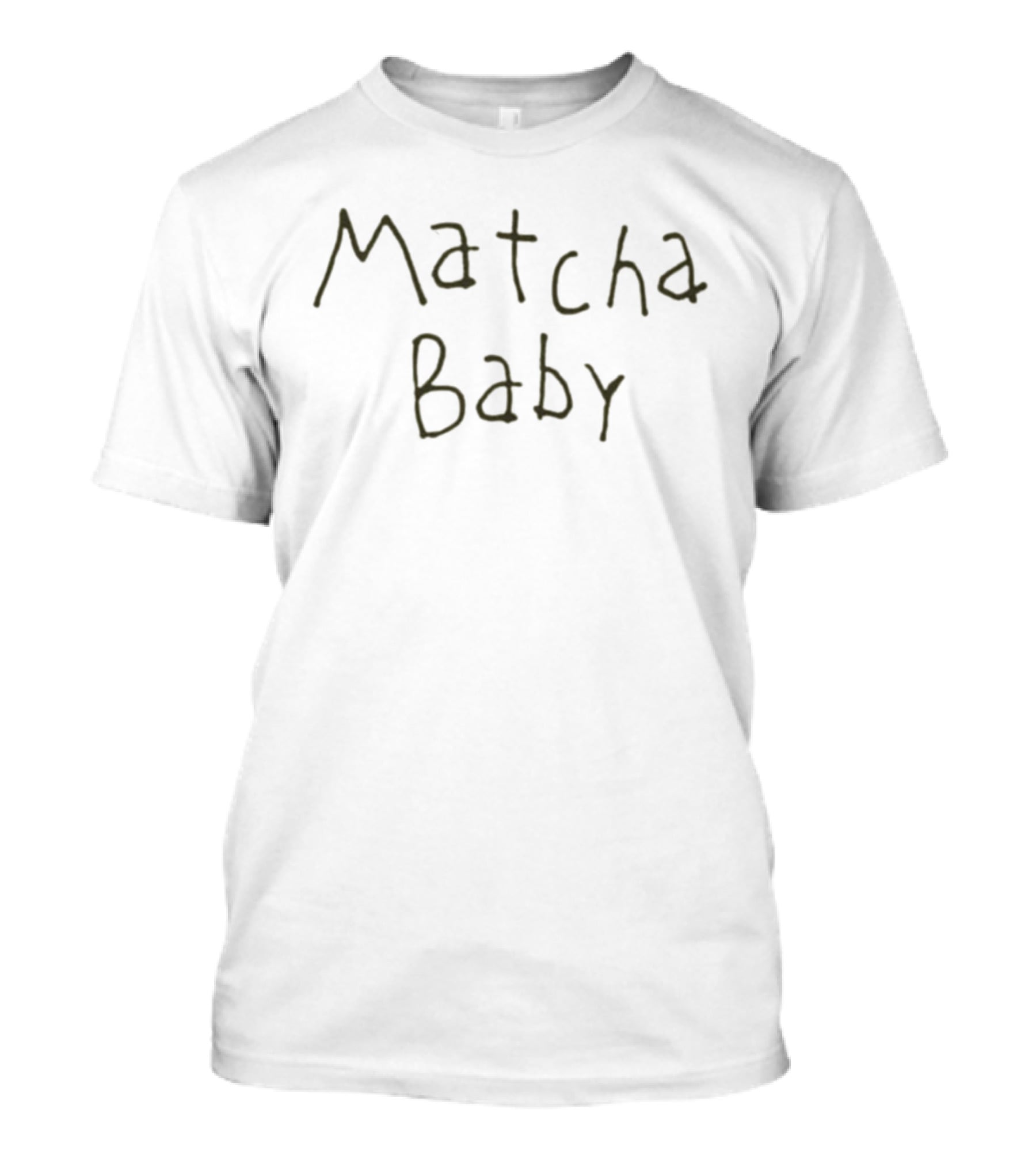 Matcha Baby Simple Handwritten T-Shirt