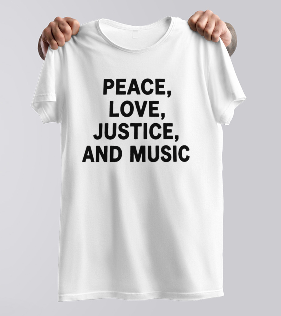 Peace Love Justice And Music Power To The People Columbia MD October 3 2026 Merriweather Post Pavilion Snapback Hat T-Shirt