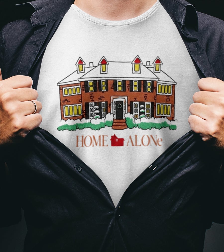 Primark Home Alone House Kevin McCallister Battle Plan Christmas T-Shirt