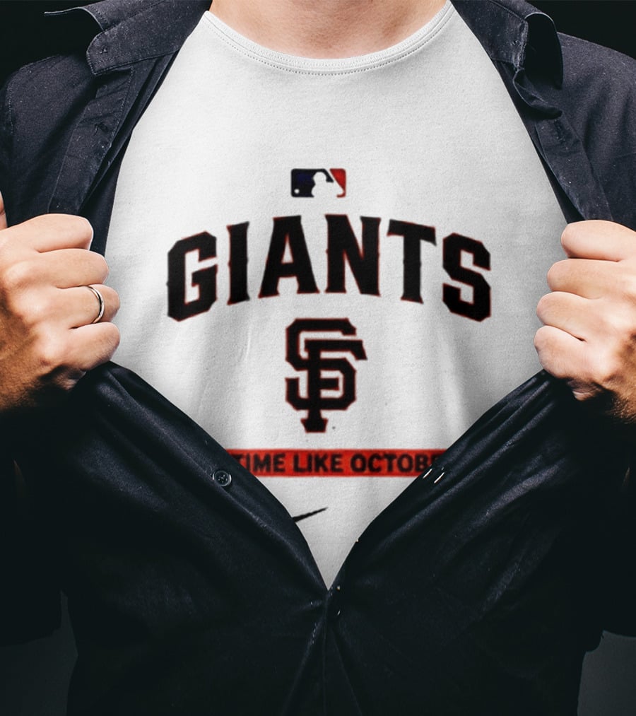 San Francisco Giants No Time Like October MLB Postseason Nike T-Shirt