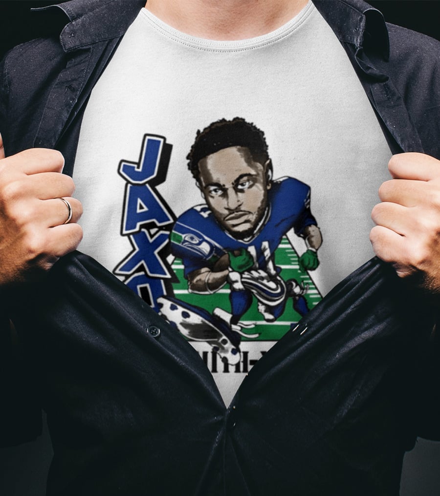 Seattle Seahawks Jaxon Smith Njigba Football Caricature T-Shirt