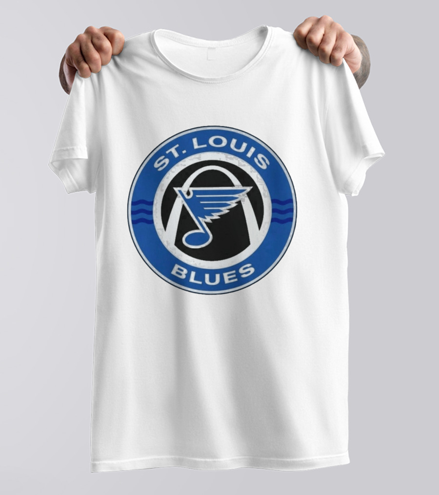 St. Louis Blues NHL Hockey Arch And Note T-Shirt