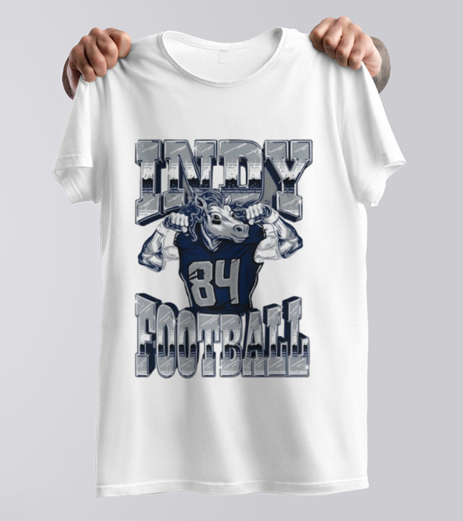 Indy Football Horse Power 84 Indianapolis Colts T-Shirt