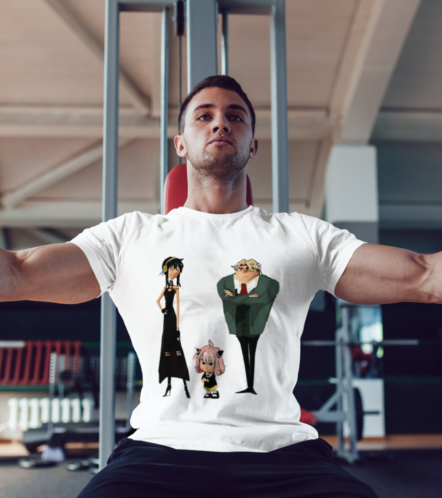 Despicable X Family Loid Forger Yor Forger Anya Forger Spy X Family Characters T-Shirt