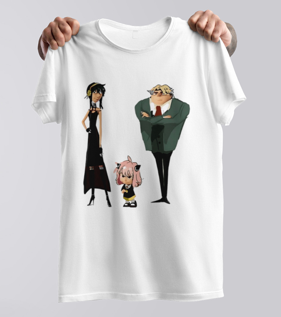 Despicable X Family Loid Forger Yor Forger Anya Forger Spy X Family Characters T-Shirt