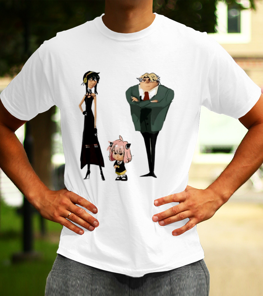 Despicable X Family Loid Forger Yor Forger Anya Forger Spy X Family Characters T-Shirt