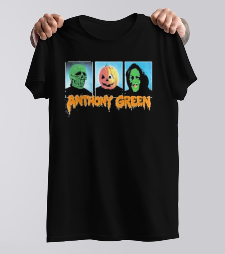 Anthony Green Forever Halloween Pumpkin Head Album T-Shirt