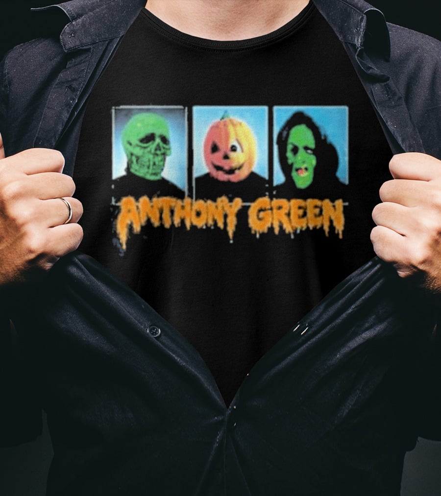 Anthony Green Forever Halloween Pumpkin Head Album T-Shirt
