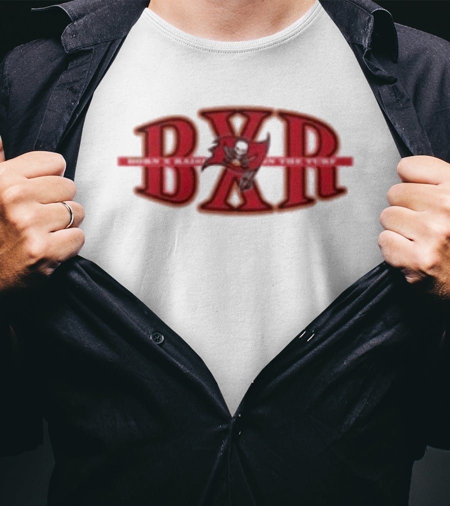 Tampa Bay Buccaneers BXR Born X Raised Block Letter T-Shirt