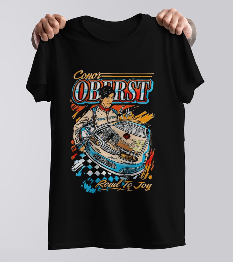 Conor Oberst Bright Eyes Road To Joy Nascar Bootleg T-Shirt