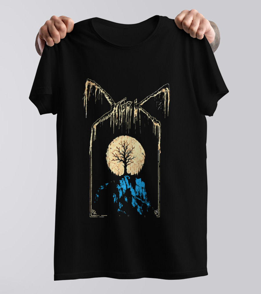 Mork European Tour 2026 Tree And Mountain T-Shirt