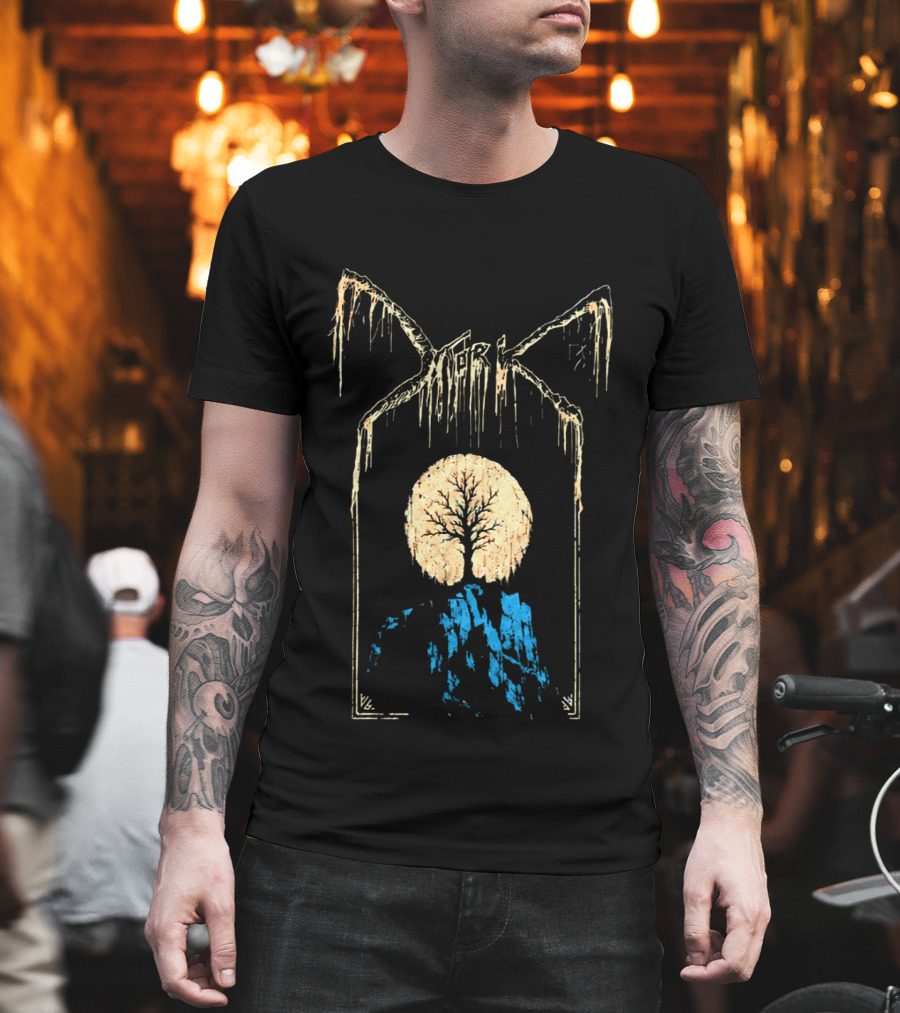 Mork European Tour 2026 Tree And Mountain T-Shirt