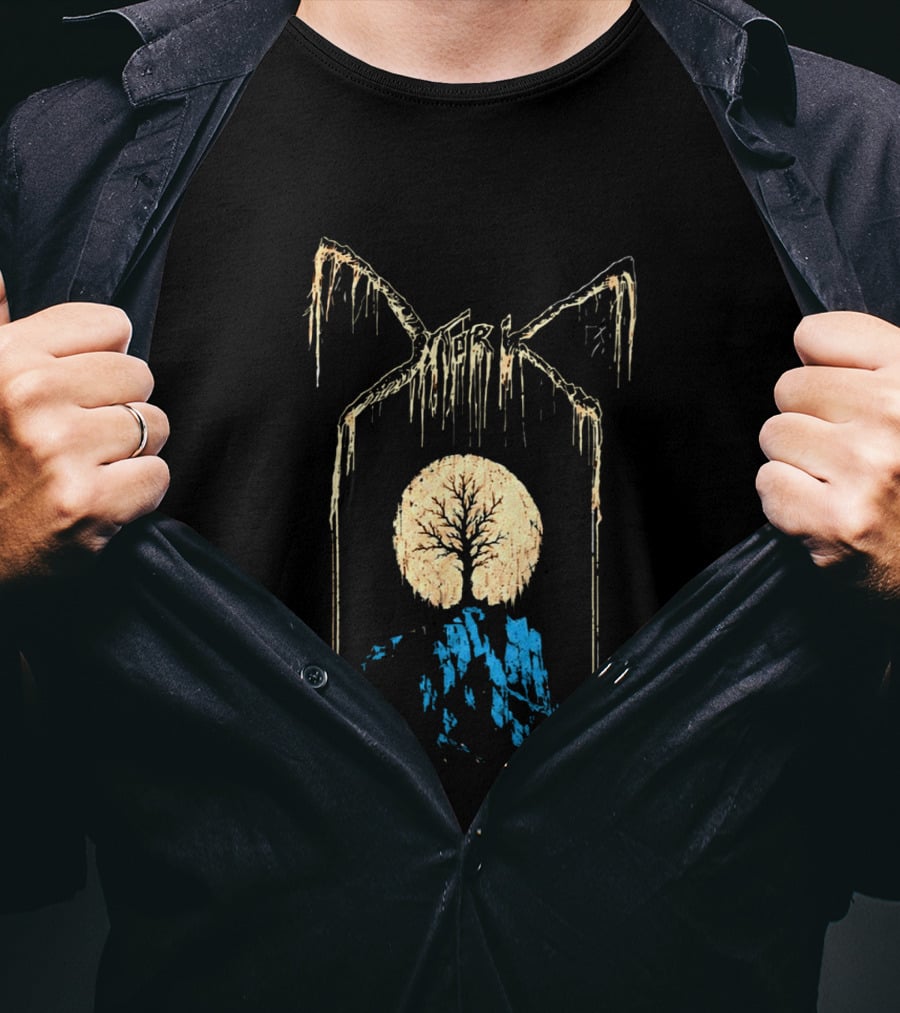 Mork European Tour 2026 Tree And Mountain T-Shirt