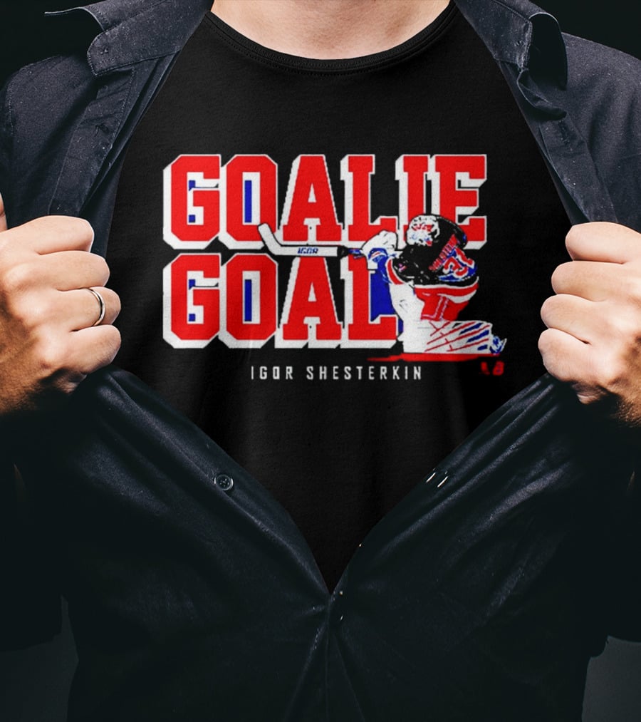 Goalie Goal Igor Shesterkin New York 31 T-Shirt