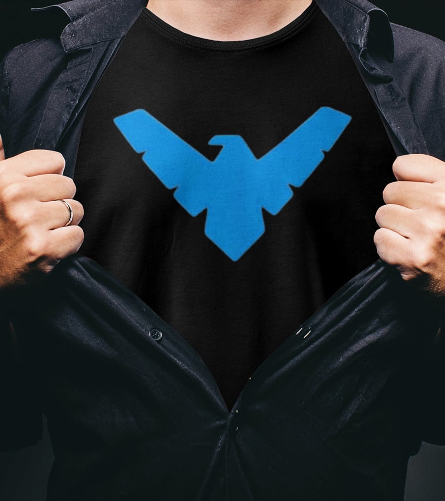 Nightwing Compression Blue T-Shirt