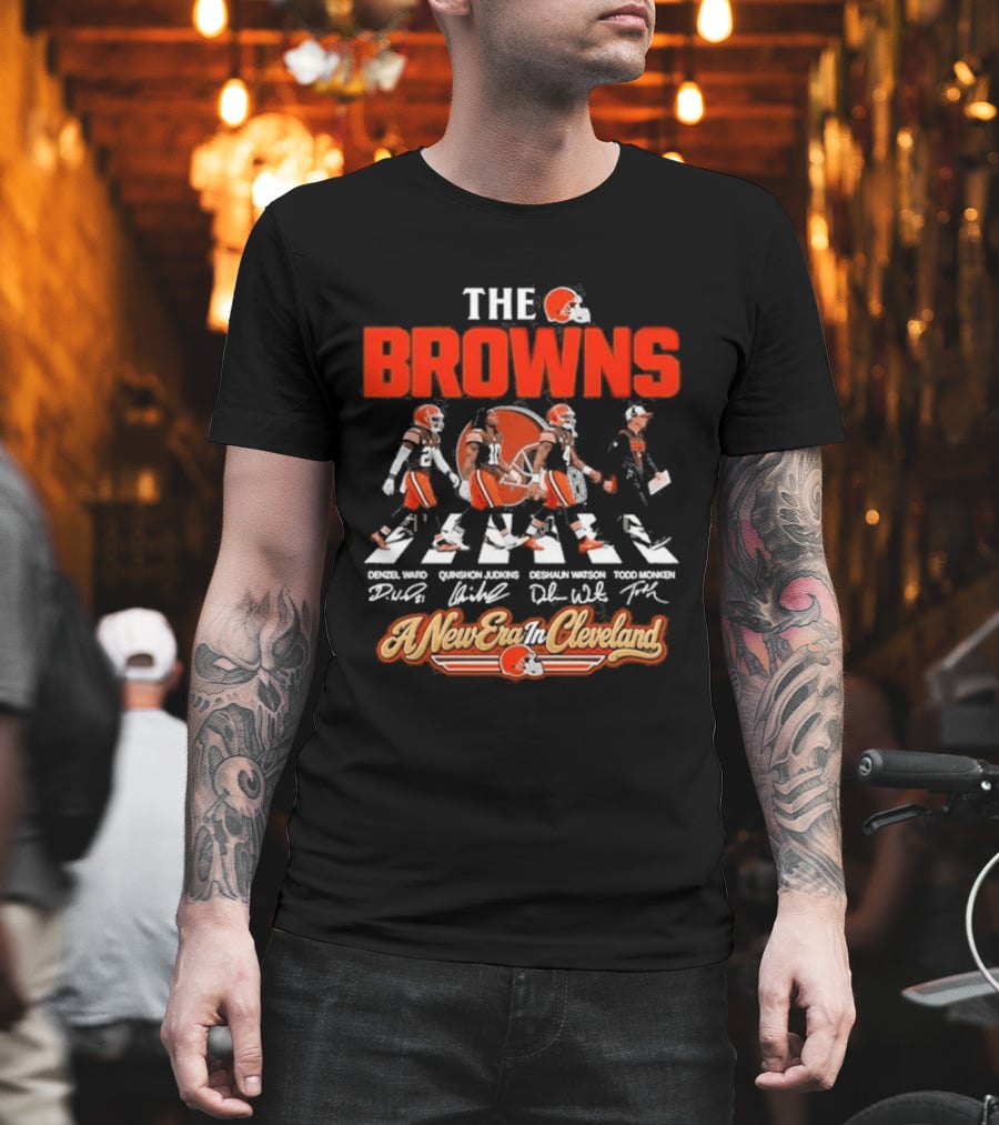 The Browns 2026 Football Team Abbey Road A New Era In Cleveland T-Shirt