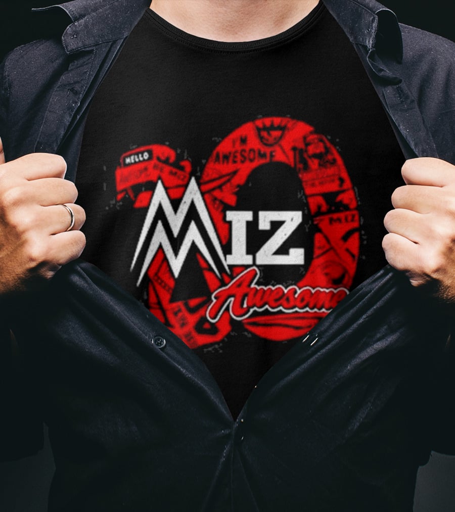 Miz Awesome 20 Years Anniversary Celebration WWE T-Shirt