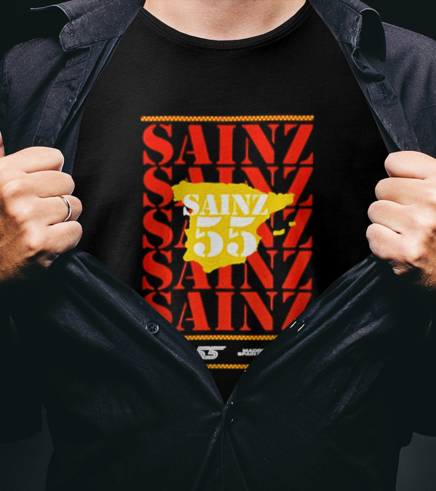 Sainz 55 Atlassian Williams Madrid Race Team Carlos T-Shirt