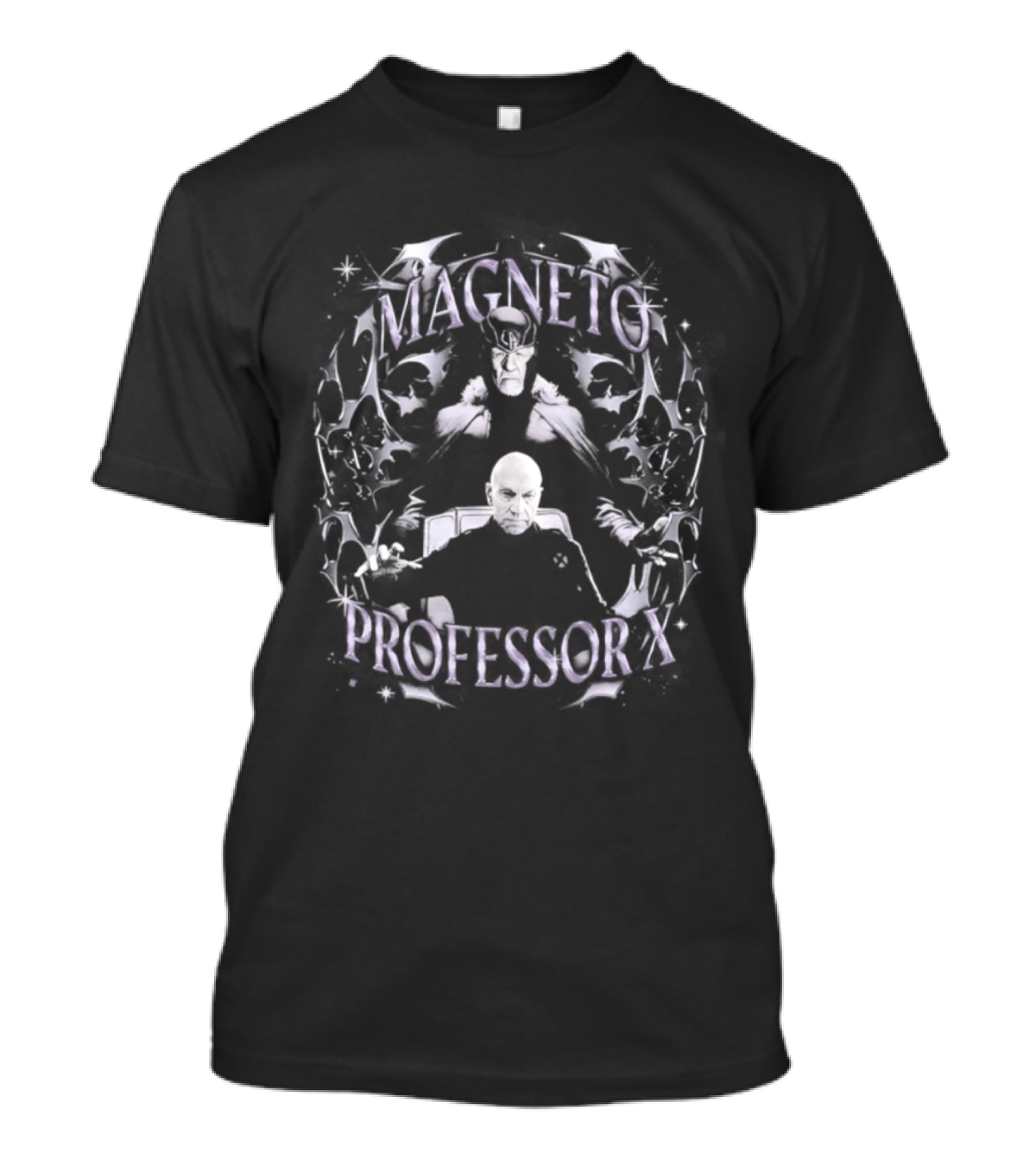 Magneto Professor X Men Marvel Mutants Face T-Shirt