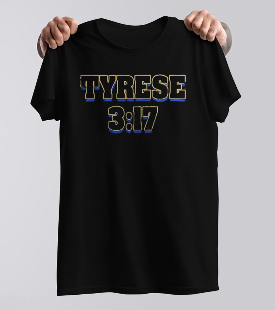 Tyrese 3:17 Indiana Pacers X Tyrese Haliburton 2025 T-Shirt
