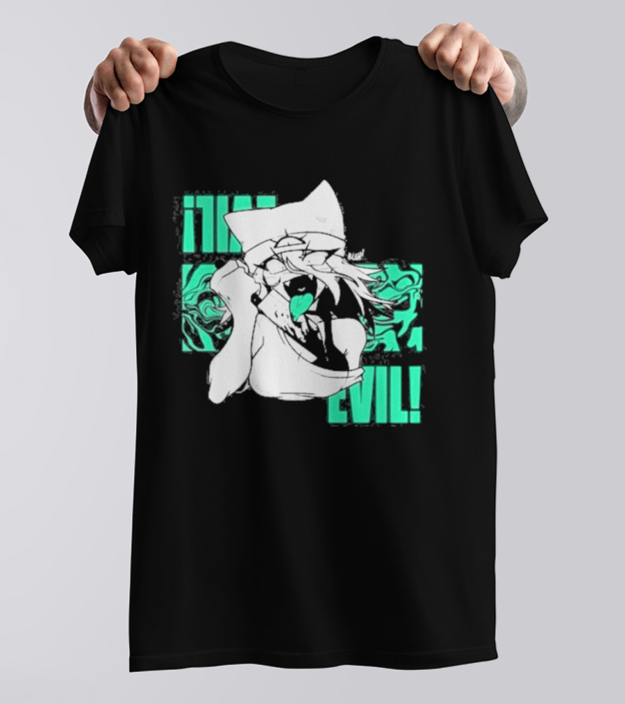 Issbrokie Neon Glow EVIL! Mysterious Aura Transformation T-Shirt