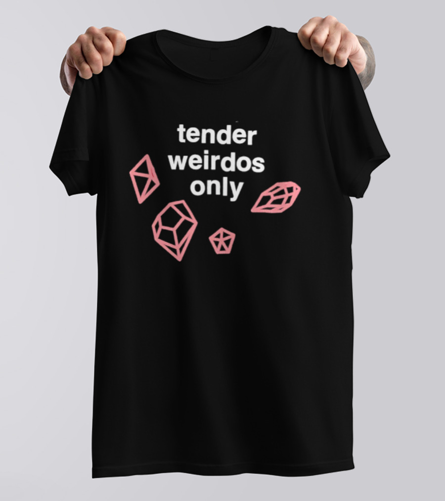 Tender Weirdos Only Crystals Geometric T-Shirt