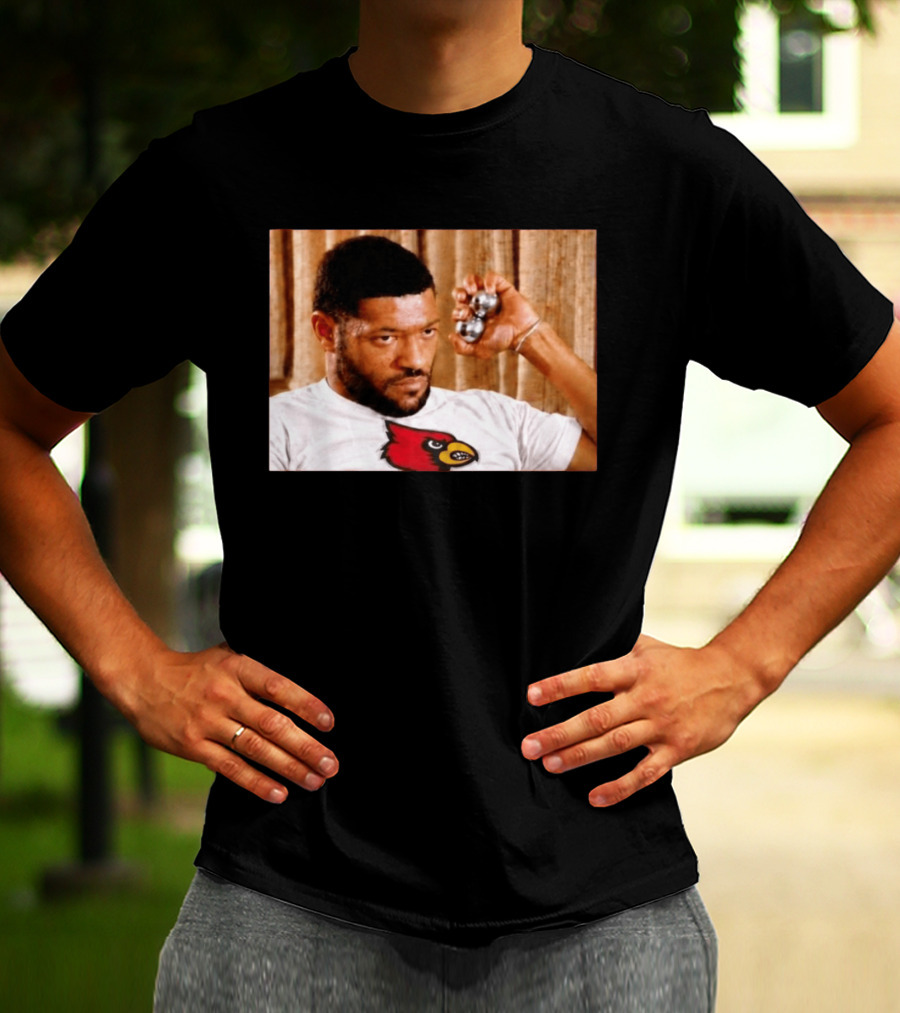 Laurence Fishburne Louisville Cardinals Mood Team Spirit T-Shirt