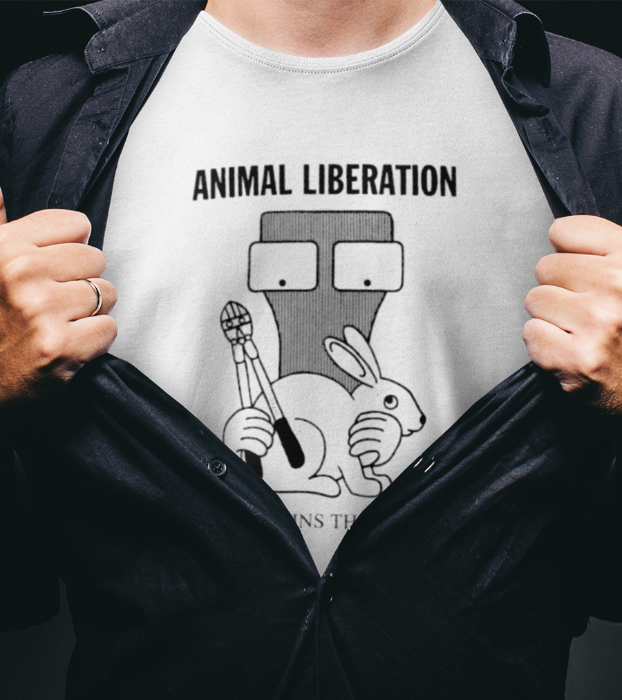 Animal Liberation Milo Joins The ALF Protecting Animals With Brush And Mask T-Shirt
