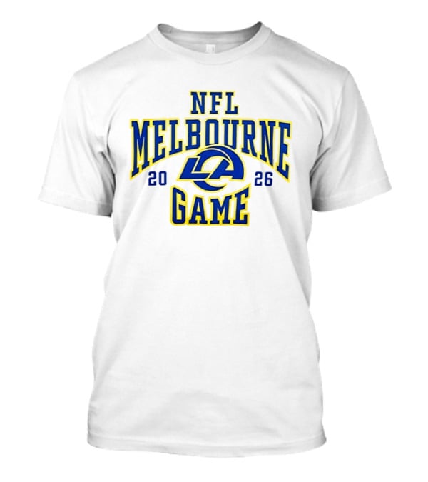 Los Angeles Rams NFL Melbourne Game 2026 T-Shirt