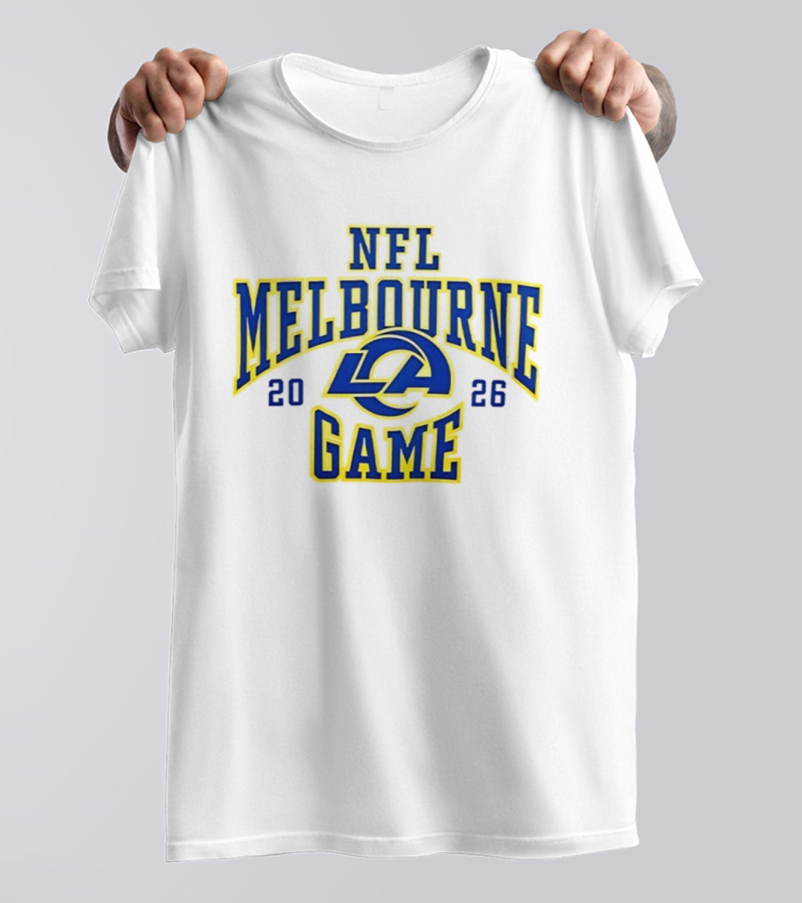 Los Angeles Rams NFL Melbourne Game 2026 T-Shirt